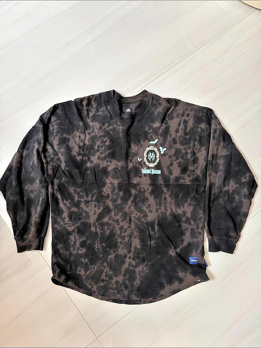 Disney The Haunted Mansion Tie-Dye Spirit Jersey Long Sleeve Tee XS